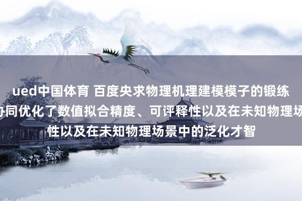 ued中国体育 百度央求物理机理建模模子的锻练步调专利, 灵验协同优化了数值拟合精度、可评释性以及在未知物理场景中的泛化才智