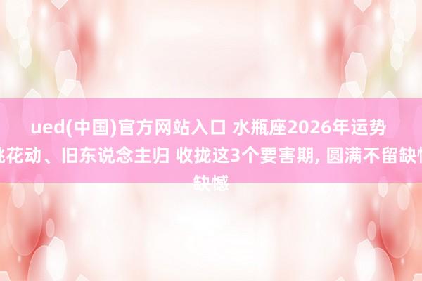 ued(中国)官方网站入口 水瓶座2026年运势 桃花动、旧东说念主归 收拢这3个要害期， 圆满不留缺憾
